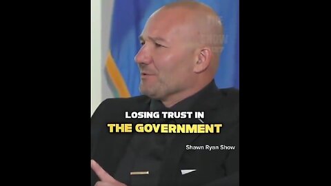“I have zero trust in any government agencies. I have zero trust in our Congress and our Senate