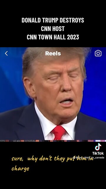 TRUMP DESTROYS CNN HOST (townhall2023)