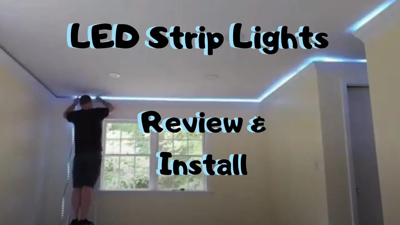 Installing Miheal RGB LED strip lights in crown molding Review Install Basement Remodel Ideas