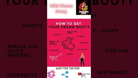 🔥Home exercises to get your dream booty🔥#shorts🔥#wildfitnessgroup🔥2 april 2022🔥