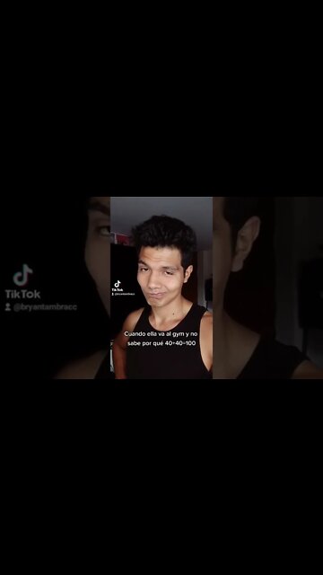 Cuando Ella Va al Gym y No Sabe Por Qué 40+40=100 😓