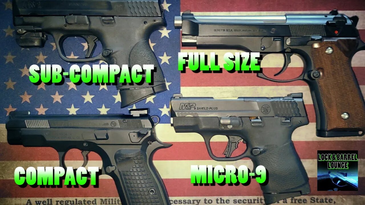 Concealed Carry Pistol Size Comparisons | Which Is Right For YOU Pros & Cons