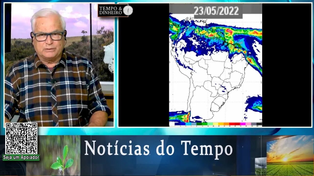 Previsão do tempo com previsão de geadas moderadas no Sul , DF e MS