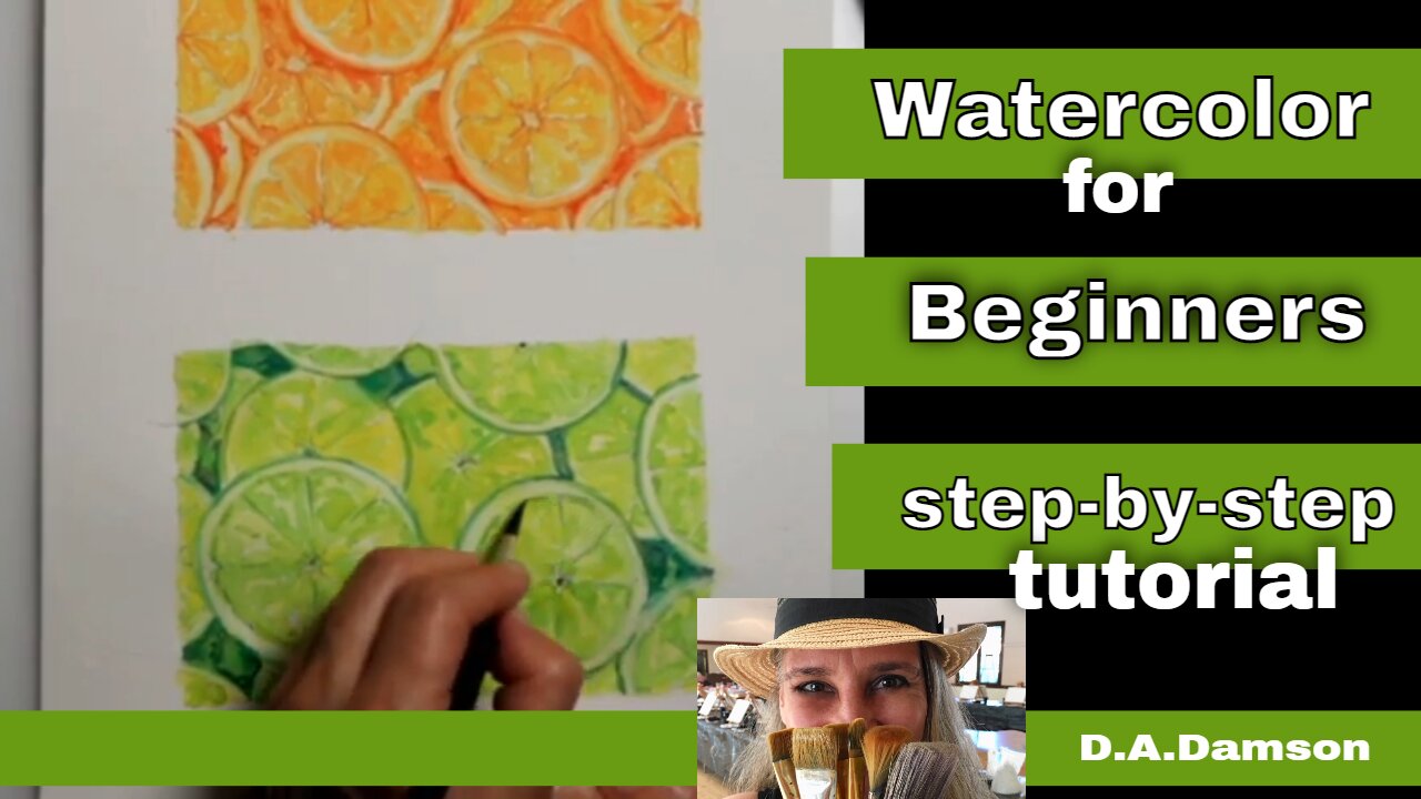 Good Watercolors for Beginners - Step By Step Tutorial