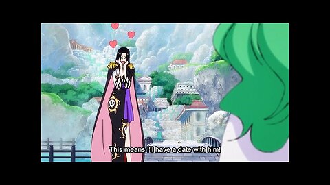 Boa Hancock having her imagination about luffy [ One Piece Film Stampede ]