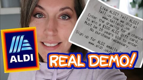 Win a $500 Aldi Voucher - Shop Your Heart Out! Link In Description!!