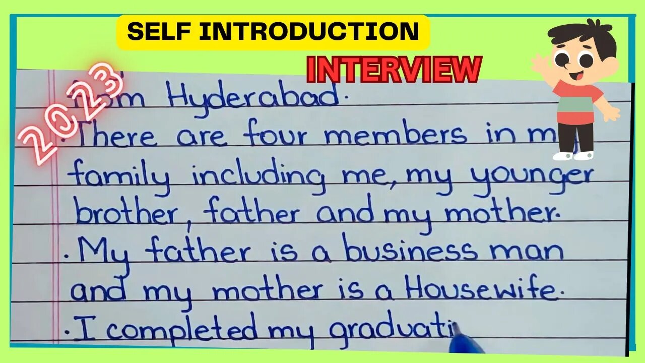 How to introduce yourself in an interview #selfintroduction #interview #gk #knowledge