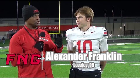 Lovejoy QB Alexander Franklin and LB Payton Pierce talk about 28-7 Upset of #1 Seed Melissa