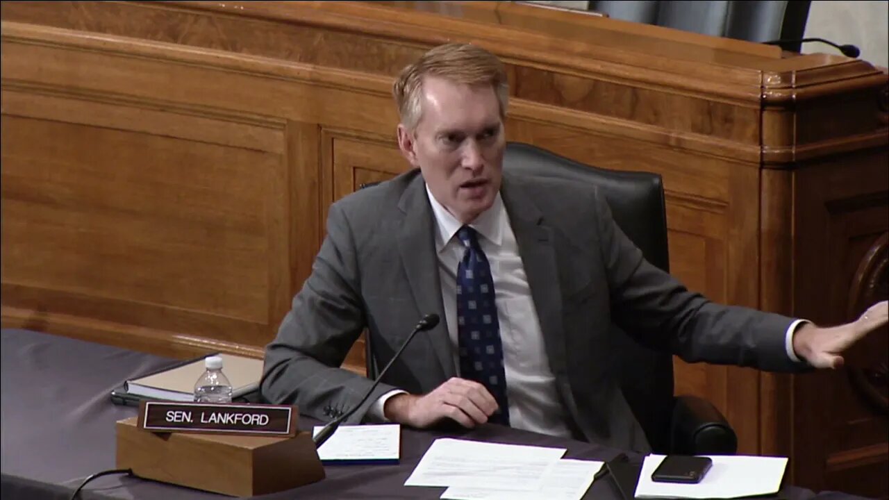 Senator Lankford Discusses the Colonial Pipeline Cyber Attack during Senate HSGAC Hearing