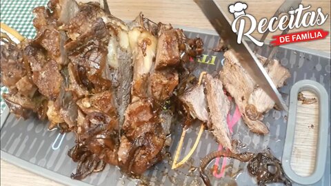 CARNE ASSADA NO FORNO (COSTELA) SABOR CHURRASCO RÁPIDA SIMPLES E FÁCIL