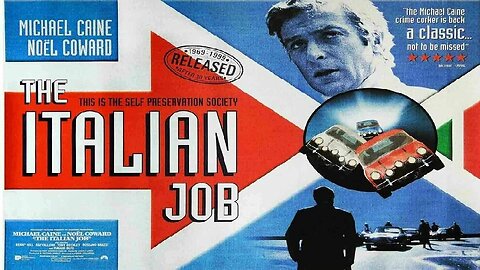 THE ITALIAN JOB 1969 Michael Caine Plots a Big Job to Steal Millions in Gold FULL MOVIE HD & W/S