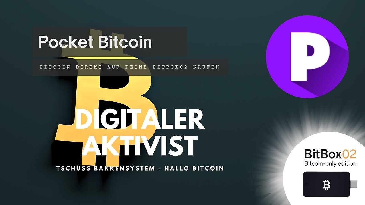 Pocketbitcoin mit der Bitbox - Bitcoin kaufen und sicher verwahren