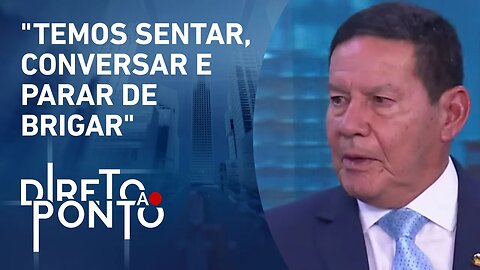 Como fazer o país voltar a dialogar perante a polarização? Mourão analisa | DIRETO AO PONTO