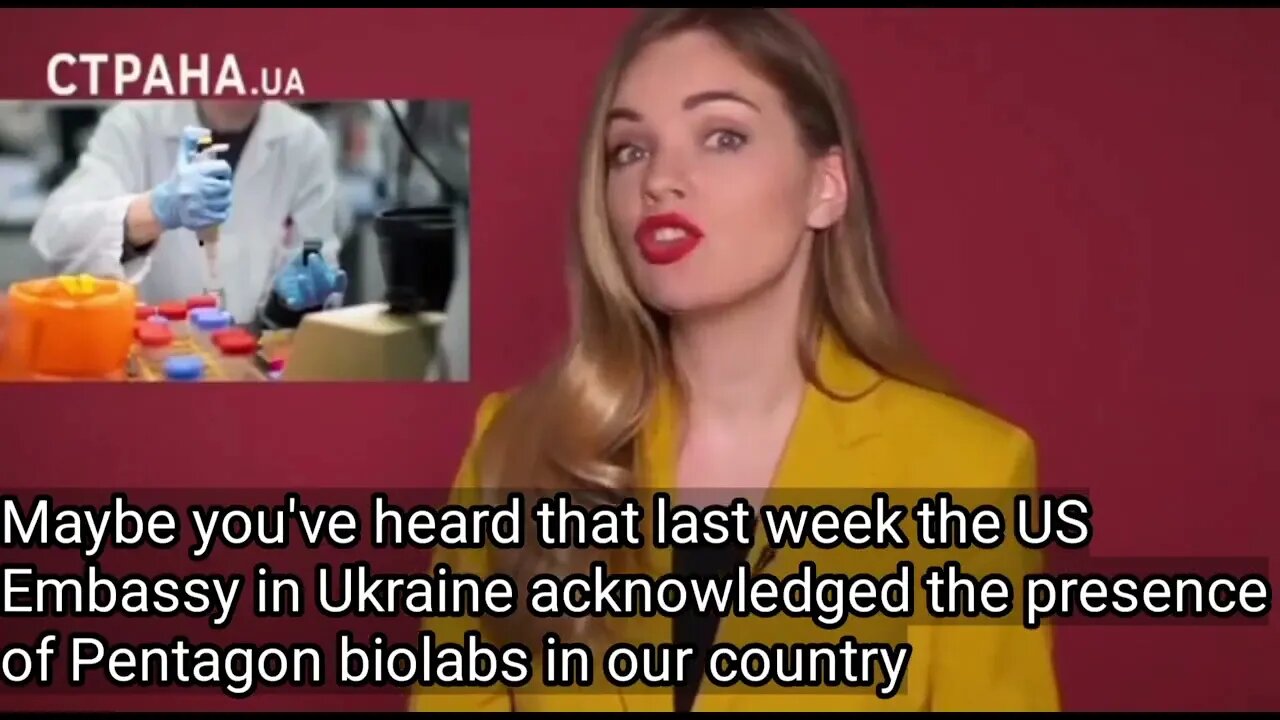 Ukranian Journalist on biolabs in 2021