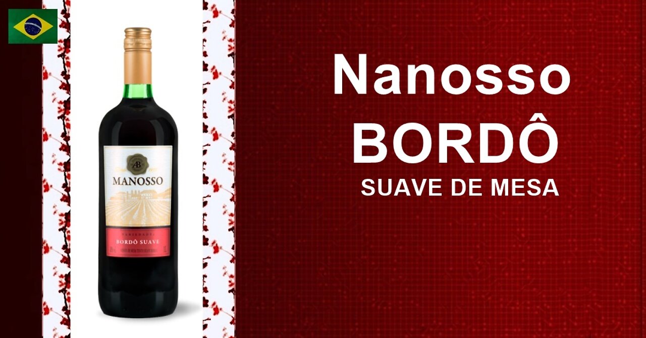 Vinho Nanosso Tinto Duave De Mesa