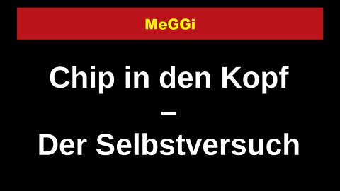 MeGGi - Chip in den Kopf - Der Selbstversuch