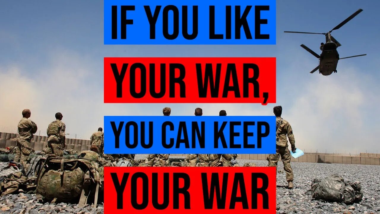 Joe Biden Refuses To End The War In Afghanistan