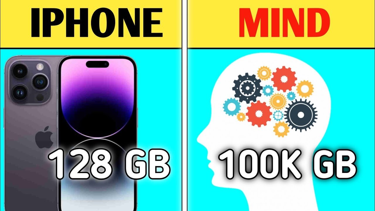 99% लोग नही जानते😨 Storage of our Mind vs iPhone l it's suraj facts l it's facts l #fact