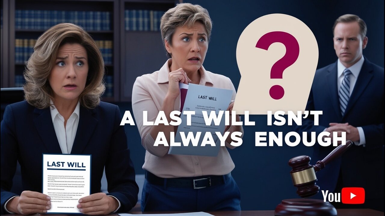A Last Will won’t help you in certain situations