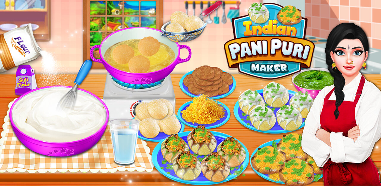 Cooking Game - Indian Panipuri Maker - Golgappa Chef - Andriod gaming land