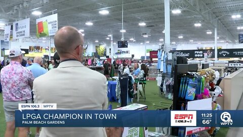 Nelly Korda visits PGA Superstore