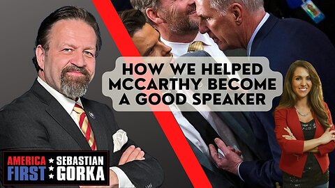 How we helped McCarthy become a good Speaker. Rep. Lauren Boebert with Sebastian Gorka