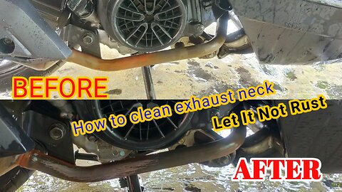 How To Clean Rust On The Muffler Neck