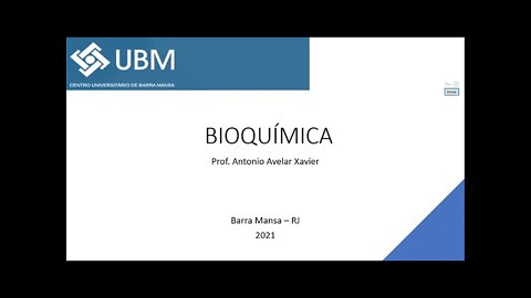 AULA 8 BIOQUÍMICA E REAÇOES QUÍMICAS