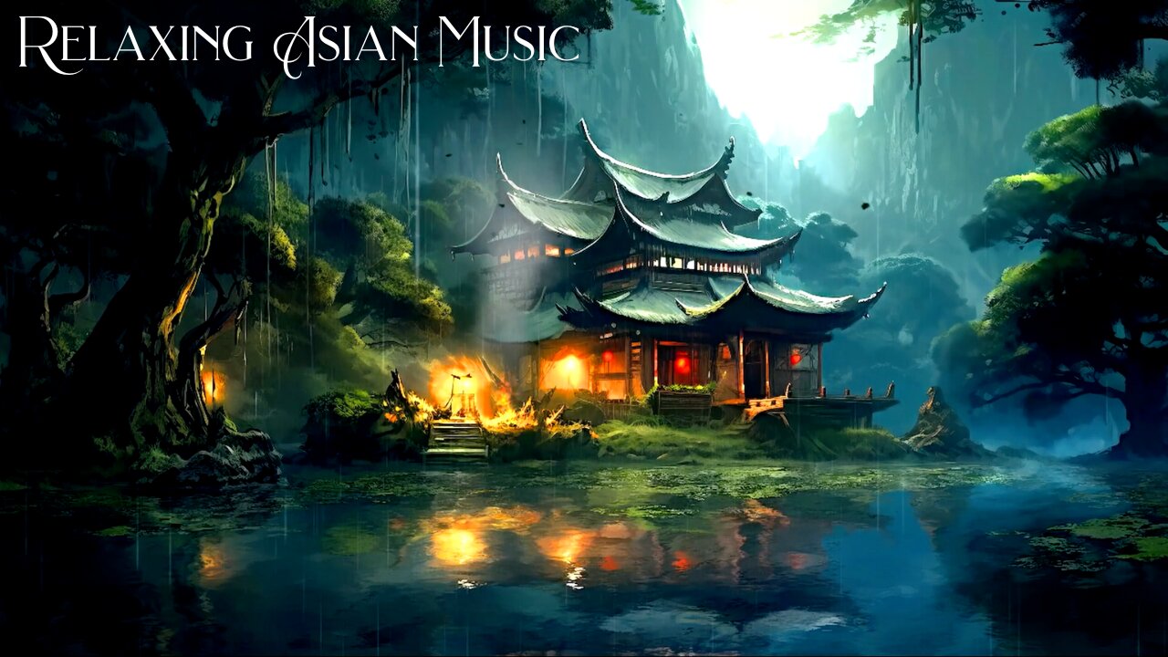 Come Relax To The Sounds Of Asian Music Mixed With Rain, Relaxing Asian Music, #asianmusic