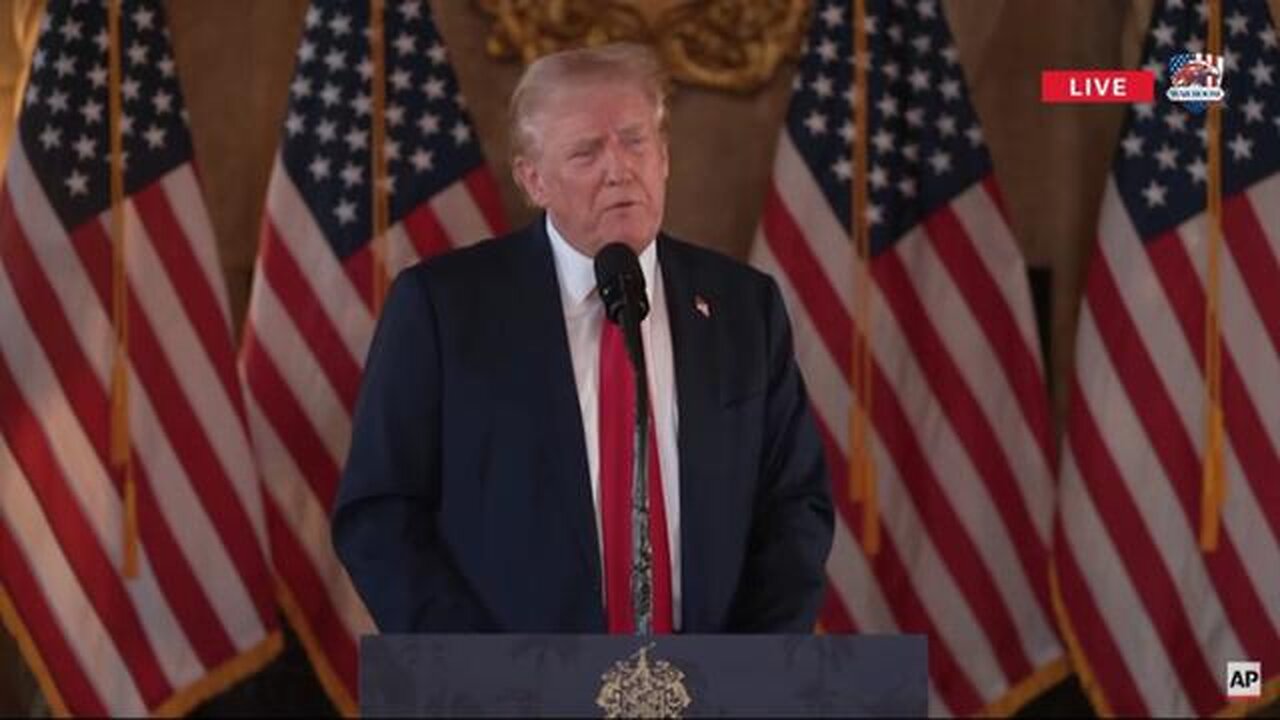 President Trump Delivers Remarks to the Press At Mar-A-Lago 8/8/24