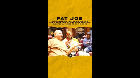 #fatjoe The problem is ppl ↪️u dont know how to ▶️ their position🎥 @myexpertopinionshow