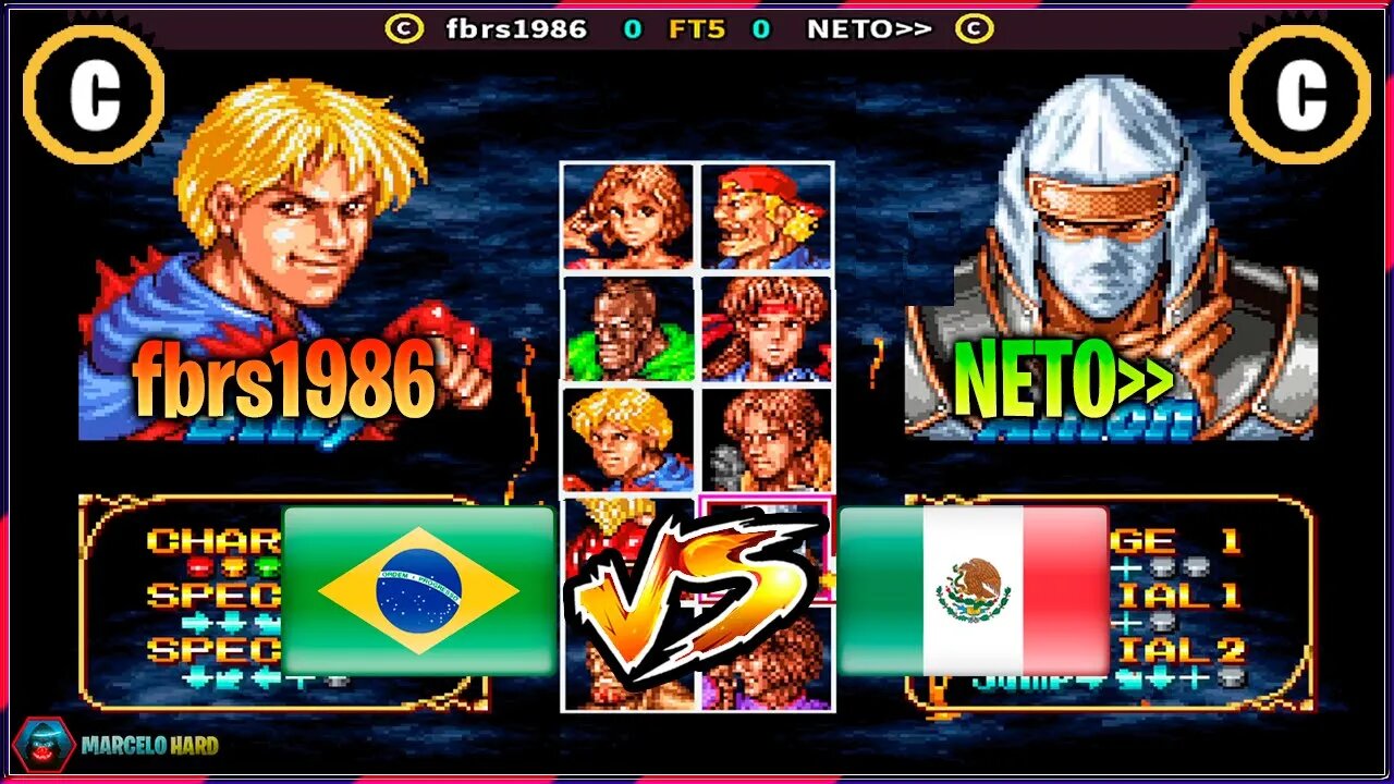 Double Dragon (fbrs1986 Vs. NETO) [Brazil Vs. Brazil]