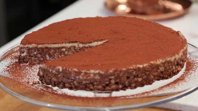 Paul A. Young's bourbon chocolate crispy cake recipe