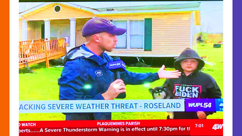 Bright Young Kid On TV With Awesome Sweater