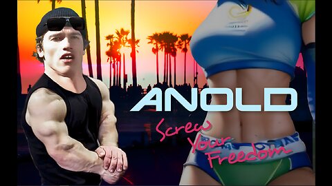 Screw your freedom! Vaxxtard Anold Synthwave music-video parody by Zanimations