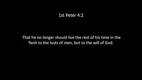 1st Peter Chapter 4