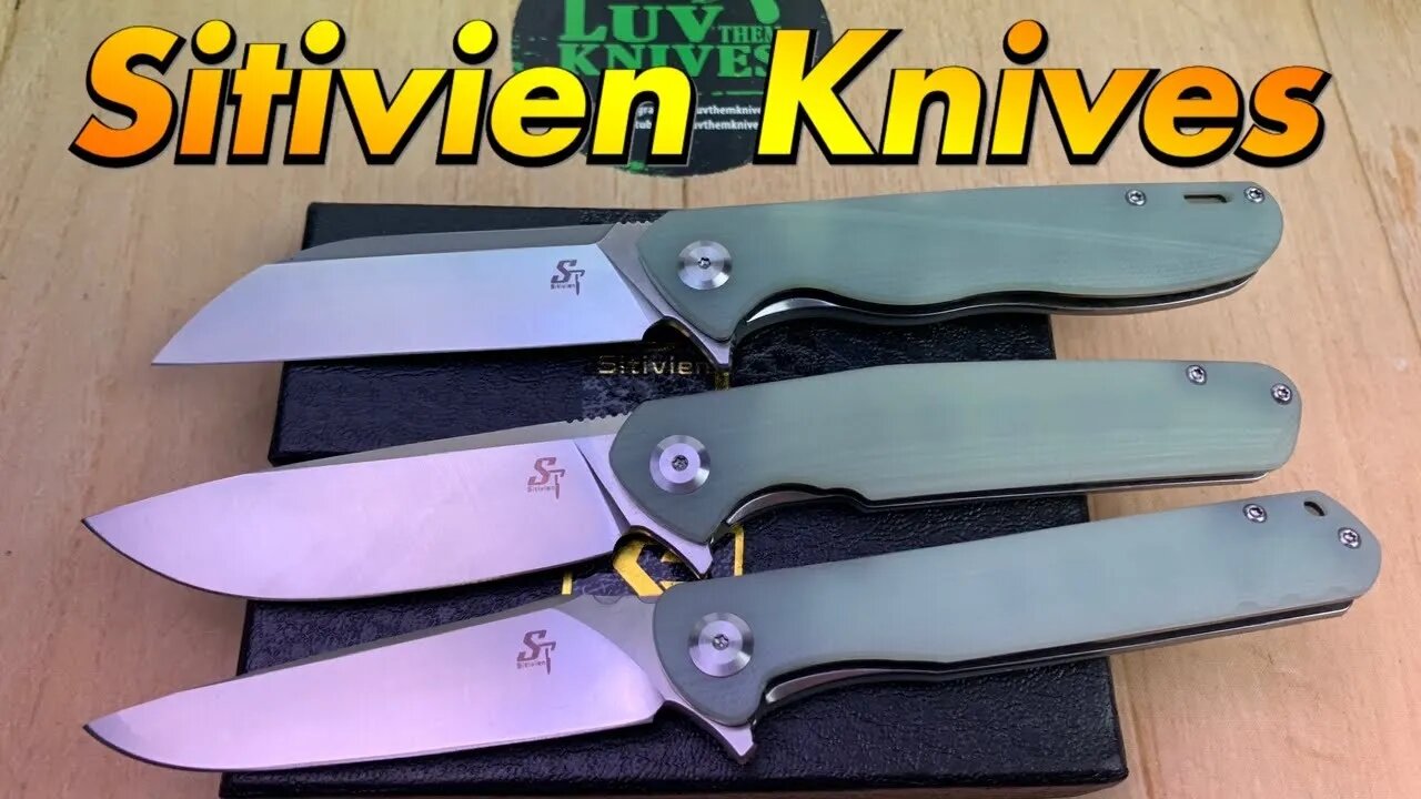 Sitivien knives ST101/102 & 103 /includes disassembly/ Alexey Sitivien design Amazon budget buy !