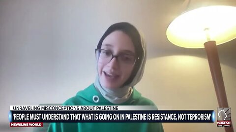 Afaf Al Najjar, Palestinian student and journalist, dismantles common misconceptions about Palestine