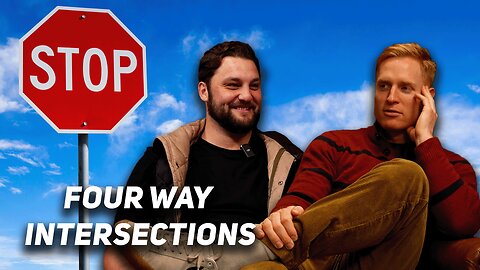 Explaining Who Has The Right Of Way | Dana Learns Four Way Intersections