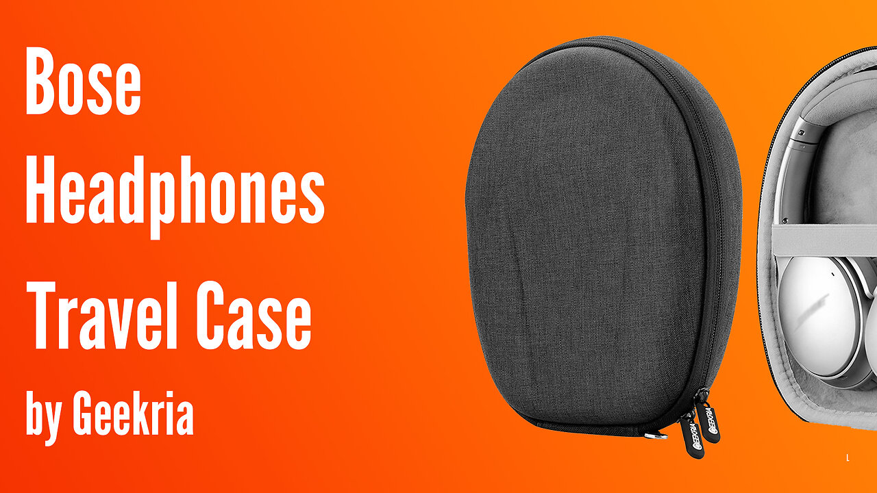 Bose Over-Ear Headphones Travel Case, Hard Shell Headset Carrying Case | Geekria