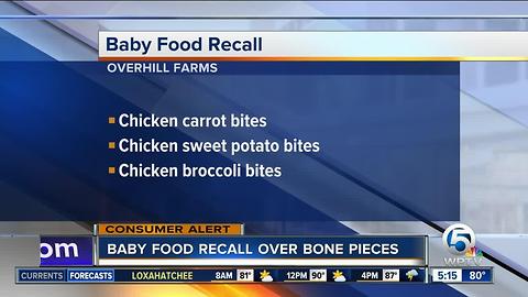 Yummy Spoonfuls baby food recalled for chicken bone fragments