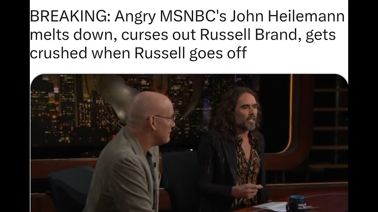 Russell Brand goes off on MSNBC