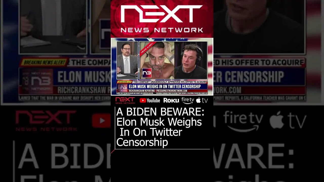 A #BIDEN #beware: #ELONMUSK Weighs In On #Twitter #censorship #fyp #fypage #breakingnews #news