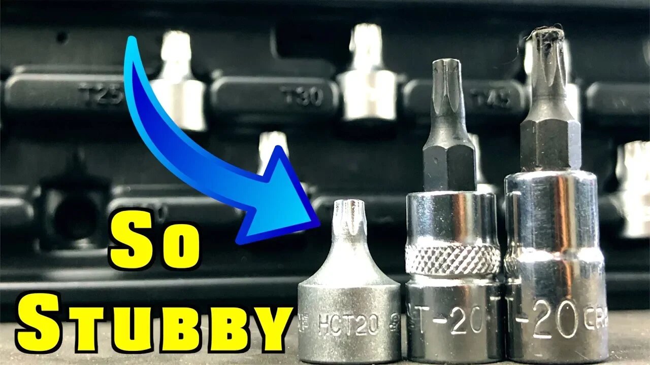 Torx Socket Set ~ The Stubbiest 1/4" Torx Set