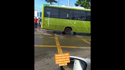 Acidente com vítima fatal na guajajaras em frente a clínica paulo Vl, em São Luís