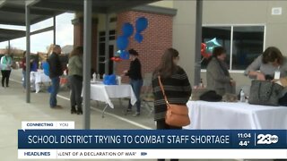 School district trying to combat staffing shortages through a recruitment fair