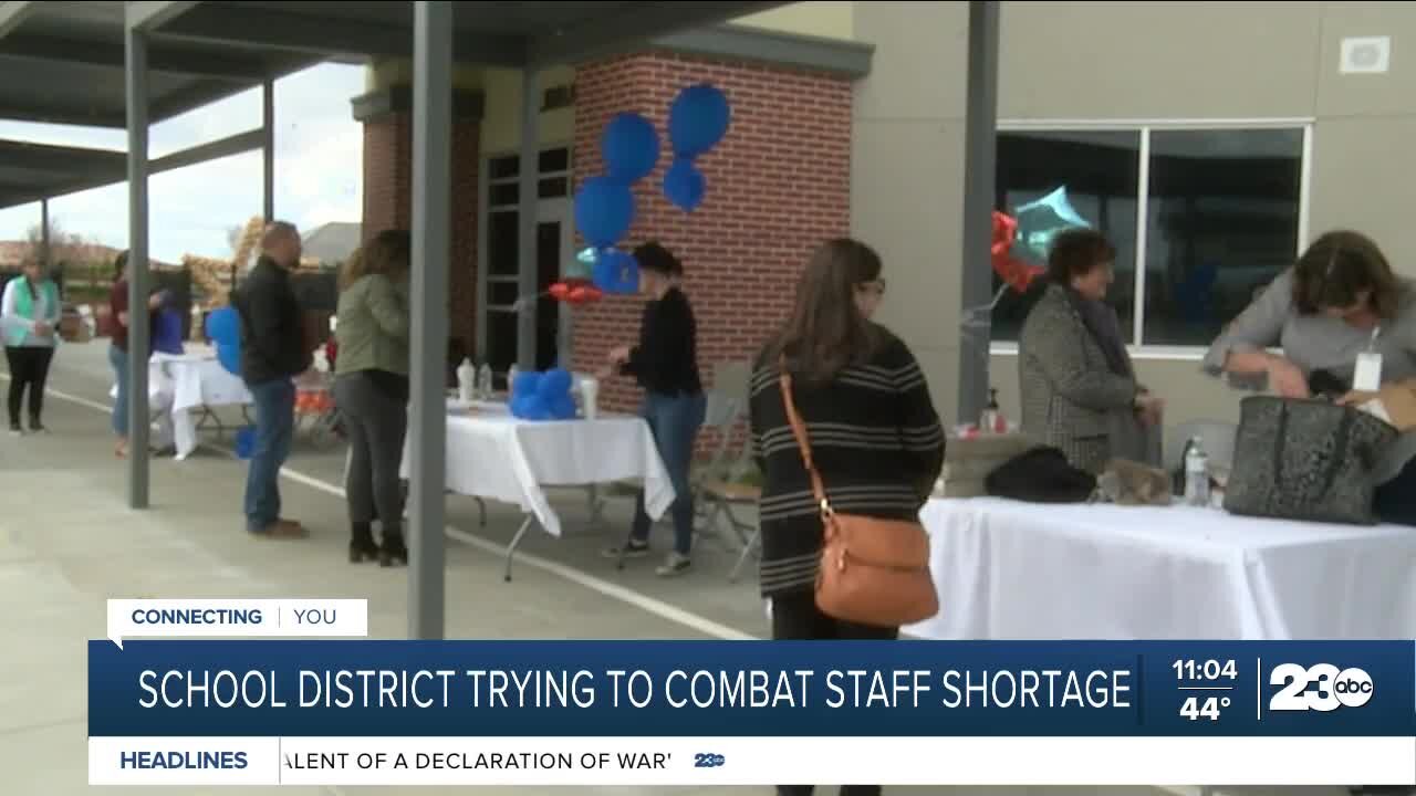 School district trying to combat staffing shortages through a recruitment fair