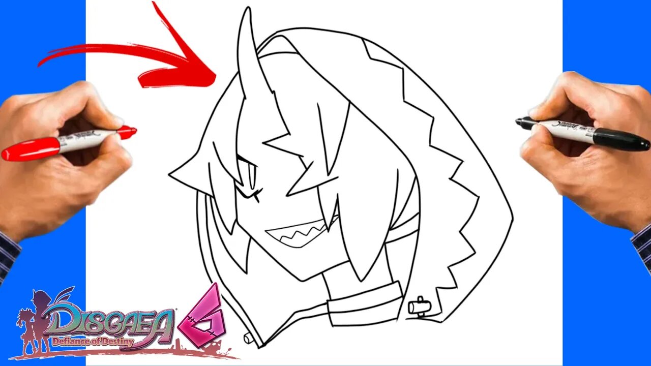 Como desenhar o ZED de Disgaea 6