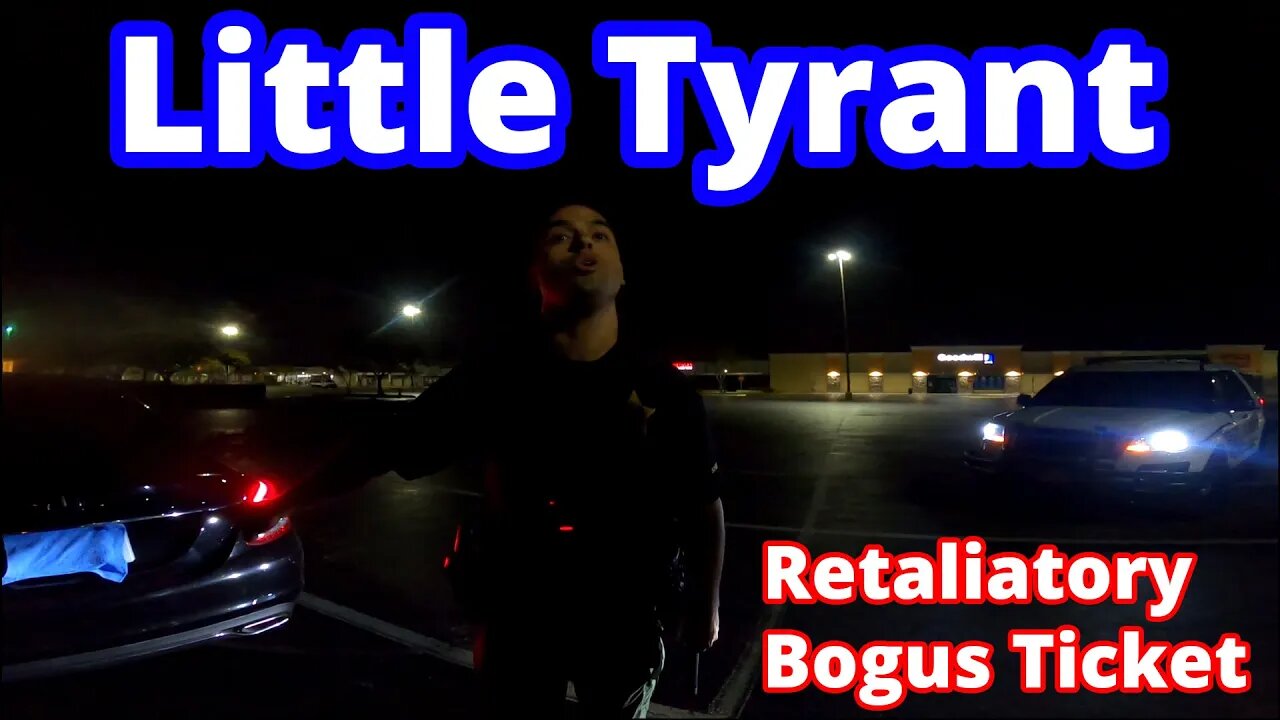 #Tyrant Deputy Issues Retaliatory Bogus Ticket. Taking Deputy Perez to Court.