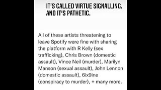 Dave Talks #993 - The Liberal Virtue Signalling Scam.